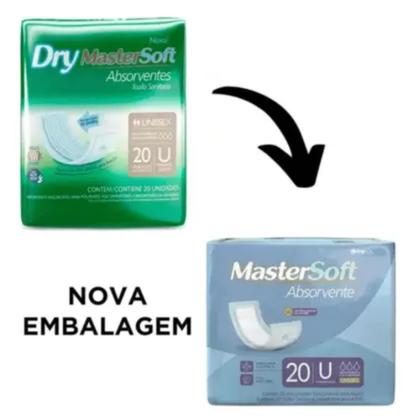 Imagem de kit 10 Pacotes Absorvente Geriatrico Master Soft c/20 unidades cada