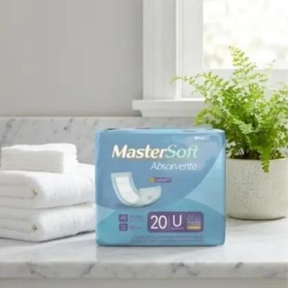 Imagem de kit 10 Pacotes Absorvente Geriatrico Master Soft c/20 unidades cada