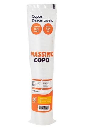 Imagem de Kit 10 Pacotes Copo Para Café 50Ml Branco 1.000 Un. Massimo