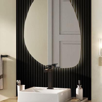 Imagem de Kit 10 Painel Ripado Prime Madeira PVC Preto Fosco 2,9mX16cm