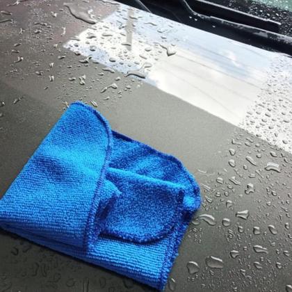 Imagem de Kit 10 Pano Microfibra Automotivo Limpeza Lavagem a Seco Anti Risco