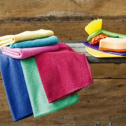 Imagem de Kit 10 Pano Microfibra Automotivo Limpeza Lavagem a Seco Anti Risco