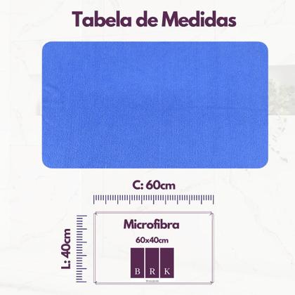 Imagem de Kit 10 Panos de Microfibra 40x60 Multiuso Limpeza Doméstica e Automotiva Não Arranha Super Macio e Absorvente