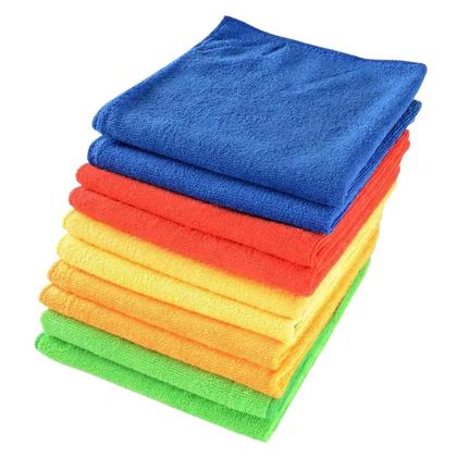 Imagem de Kit 10 Panos de Microfibra Super Absorção Multiuso 35x50