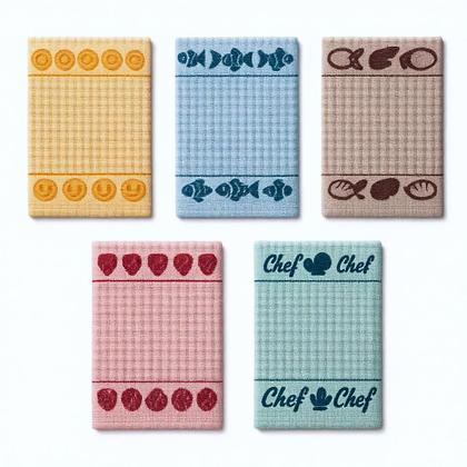 Imagem de Kit 10 panos de prato atoalhado felpudo gourmet luxo