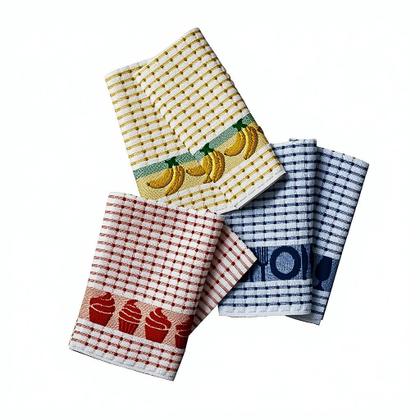 Imagem de Kit 10 panos de prato atoalhado felpudo gourmet luxo