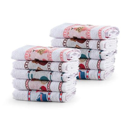 Imagem de Kit 10 Panos de Prato para Cozinha  Pano de Copa Felpudo - Dianelli