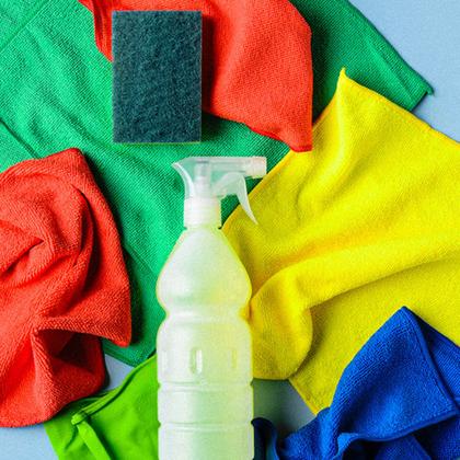 Imagem de Kit 10 Panos Microfibra Multiuso Limpeza Secagem Cozinha