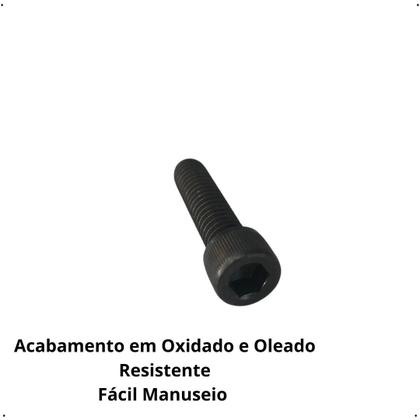 Imagem de Kit 10 Parafusos Allen com Cabeça Aço Liga M6 - 1mm X 30mm