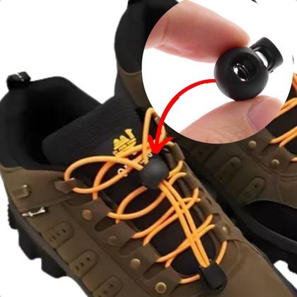 Imagem de Kit 10 Passadores Touber Cordão Elástico Redondo Cadarço