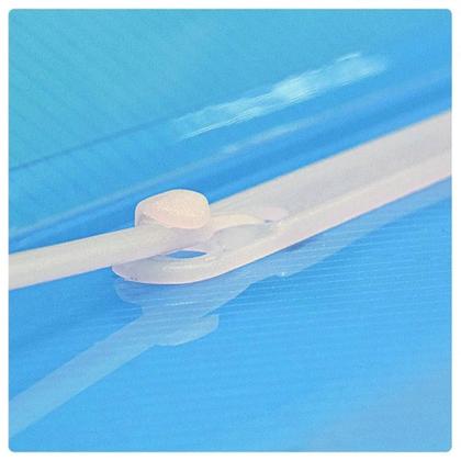 Imagem de Kit 10 Pasta Classificadora com Grampo Trilho Plástico 24x34cm ACP e Polibras REF 1039