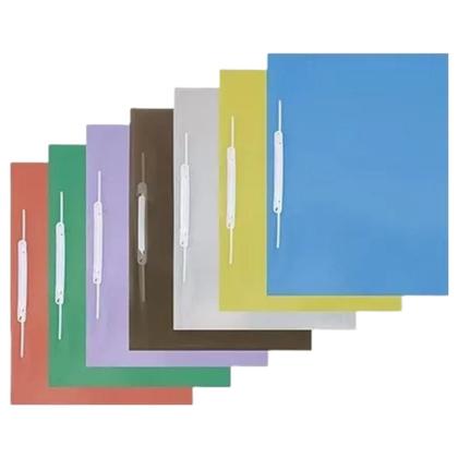 Imagem de Kit 10 Pasta Classificadora com Grampo Trilho Plástico 24x34cm ACP e Polibras REF 1039