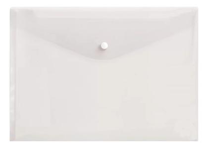 Imagem de Kit 10 Pastas A4/ofício Envelope Com Botão Transparente A4