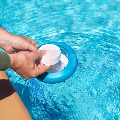 Imagem de Kit 10 Pastilha Cloro Mult Ação Tratamento Água Piscinas Genco 200g