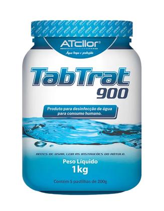 Imagem de Kit 10 Pastilhas 200g Tratamento Água Consumo TabTrat 900