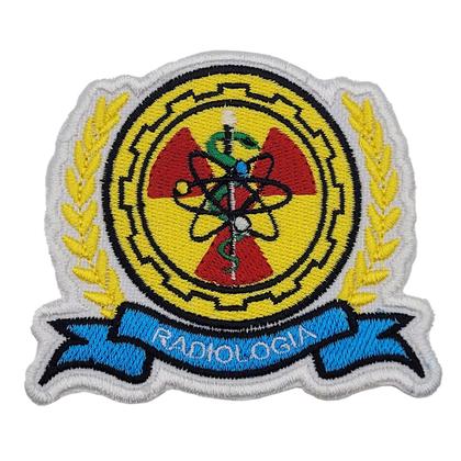 Imagem de Kit 10 Patch Bordado Radiologia Termocolante Aplique 9x8cm