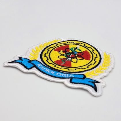 Imagem de Kit 10 Patch Bordado Radiologia Termocolante Aplique 9x8cm