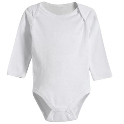 Imagem de Kit 10 Pçs Bebê Body Longo Estampado ou Liso e Mijão Algodão