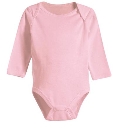 Imagem de Kit 10 Pçs Bebê Body Longo Estampado ou Liso e Mijão Algodão