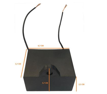 Imagem de Kit 10 pçs - capacitor de partida acv 12uf x 450v - 12uf x 450vac - cbb61