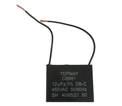 Imagem de Kit 10 pçs - capacitor de partida acv 12uf x 450v - 12uf x 450vac - cbb61