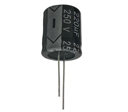 Imagem de Kit 10 pçs - capacitor eletrolitico 220x250v - 220uf x 250v