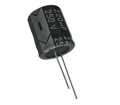 Imagem de Kit 10 pçs - capacitor eletrolitico 220x250v - 220uf x 250v