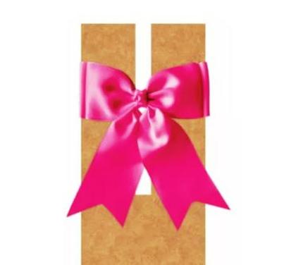 Imagem de Kit 10 pçs Gabarito Molde em MDF Cru para Laços