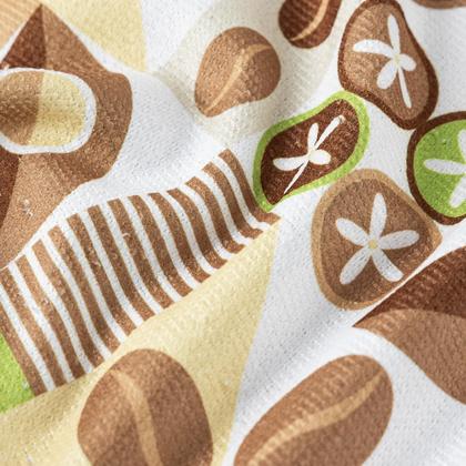 Imagem de Kit 10 Pçs Pano de Copa Prato para Cozinha Seca Mais 35x55cm Estampado