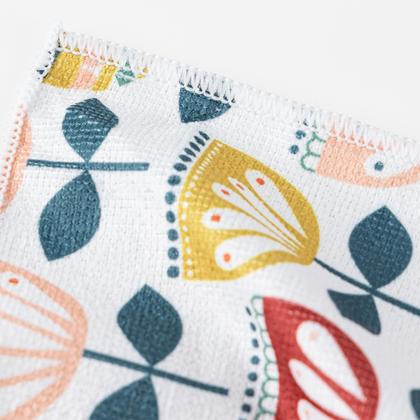 Imagem de Kit 10 Pçs Pano de Copa Prato para Cozinha Seca Mais 35x55cm Estampado