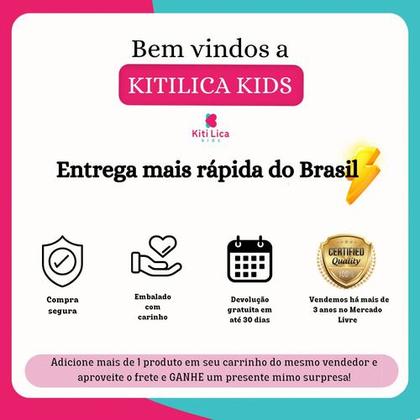 Imagem de Kit 10 peças  5 Conjunto Infantil Menina Tam 10 com Acessório infantil de cabelo