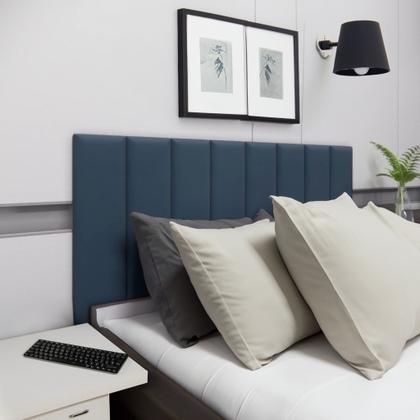 Imagem de Kit 10 Peças Módulo Cabeceira Estofada Modular 45x20 Cama King