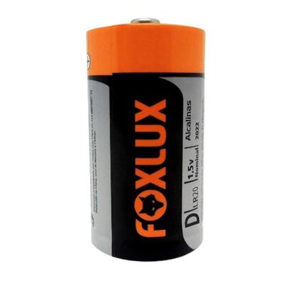 Imagem de Kit 10 Pilha Alcalina Grande D Foxlux