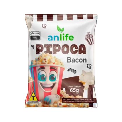 Imagem de Kit 10 Pipocas Anlife Salgada 65g - Tradicional Ou Bacon