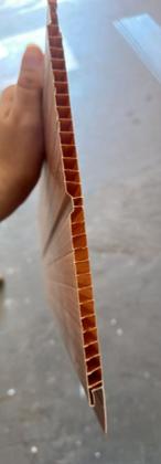 Imagem de Kit 10 Placa De Forro Pvc Jatobá Imbuia Amadeirado 0.80x0.20