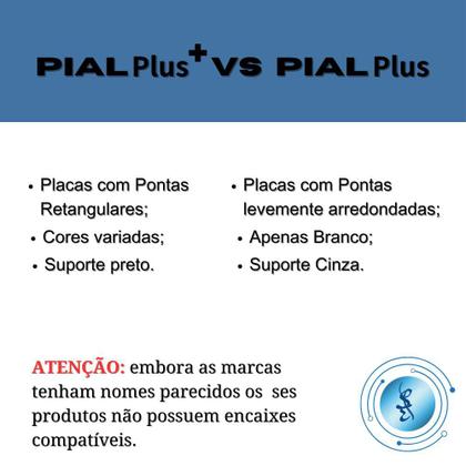 Imagem de Kit 10 Placa/Espelho 4X4 Cega 618510BC Pial Plus+ Legrand c Suporte