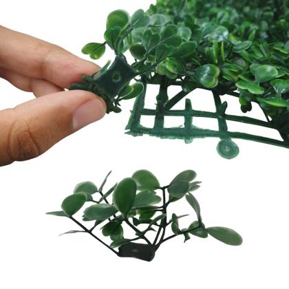 Imagem de Kit 10 Placa Grama Artificial Grande 40x60 Buchinhos Tapete