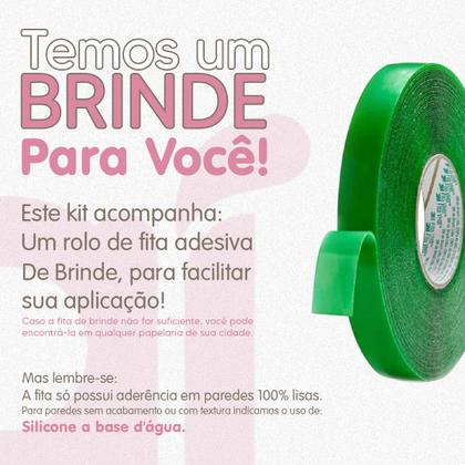 Imagem de Kit 10 Placas 3D Efeito Gesso Decorativo 50X50cm Varios Modelos Revestimento PVC Auto Relevo