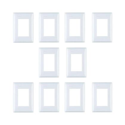 Imagem de Kit 10 Placas 4X2 3 Módulo Thesi Bticino M5P3 Com Suporte