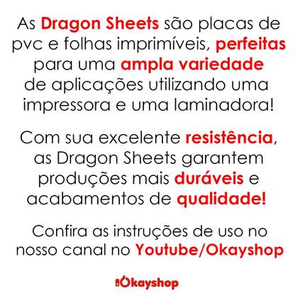 Imagem de Kit 10 Placas de Pvc + 10 Folhas Imprimíveis A4 à Laser Confecção de Crachá