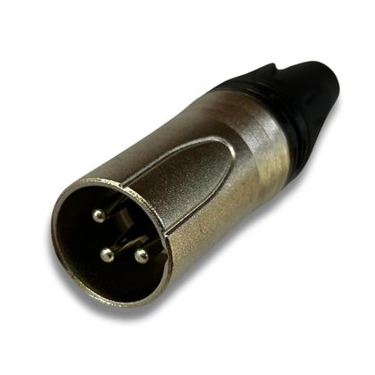 Imagem de Kit 10 Plug Xlr Macho Profissional 3 Vias Soundvoice Xl03Mc