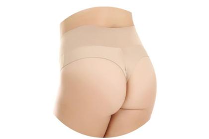 Imagem de kit 10 Plus Size Calcinhas Modeladora Cós Alto Duplo Fio Duplo Kit Lingerie 1091
