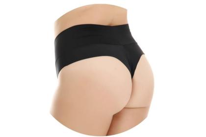 Imagem de kit 10 Plus Size Calcinhas Modeladora Cós Alto Duplo Fio Duplo Kit Lingerie 1091