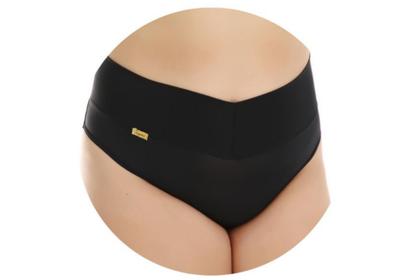 Imagem de kit 10 Plus Size Calcinhas Modeladora Cós Alto Duplo Fio Duplo Kit Lingerie 1091