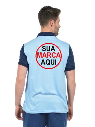 Imagem de Kit 10 Polos Com Sua Marca Estampada Na Frente e Costas