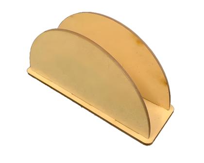 Imagem de Kit 10 Porta Guardanapo Para Bares Lanchonete E festa De Madeira Mdf