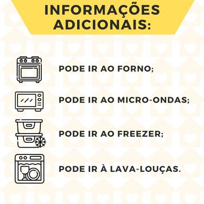 Imagem de Kit 10 Pote Vidro Retangular Divisória Tampa Hermética 640ml