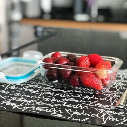 Imagem de Kit 10 Potes De Vidro Hermético Retangular 640Ml