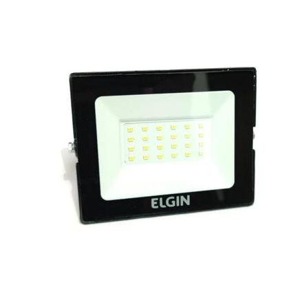 Imagem de Kit 10 projetor led elgin refletor 30w 6500k bivolt