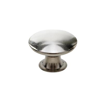 Imagem de Kit 10 Puxador Ponto 31mm Aço Escovado Para Gaveta